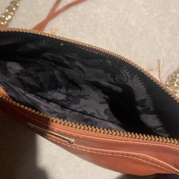 Rebecca Minkoff Mini Mac‎ Crossbody Brown Leather Bag with Gold Hardware - Picture 5 of 7